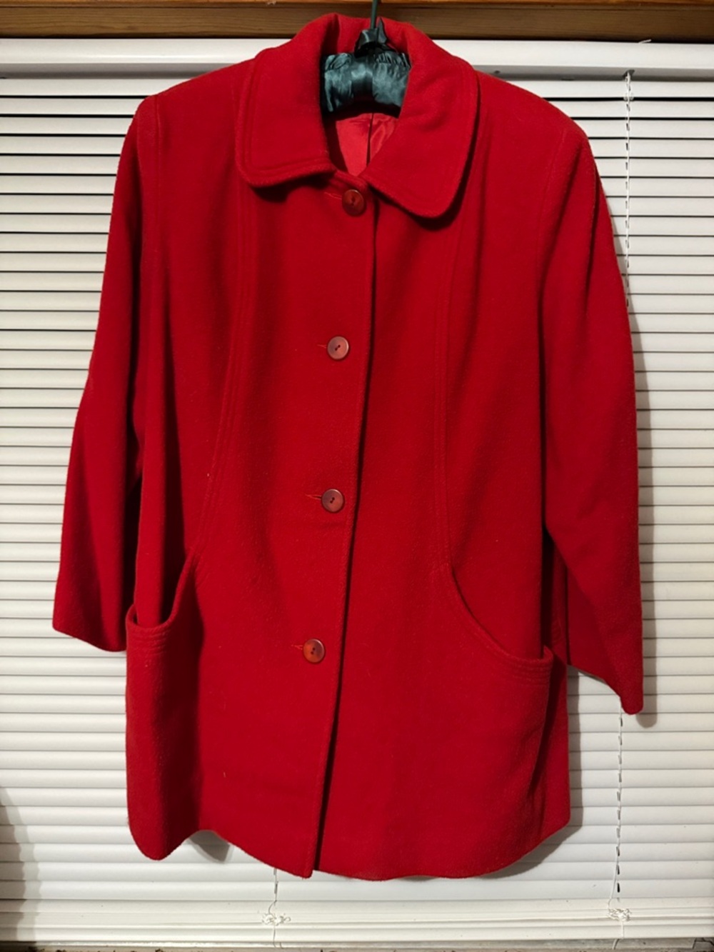Winter Time Vintage wool Trench Coat